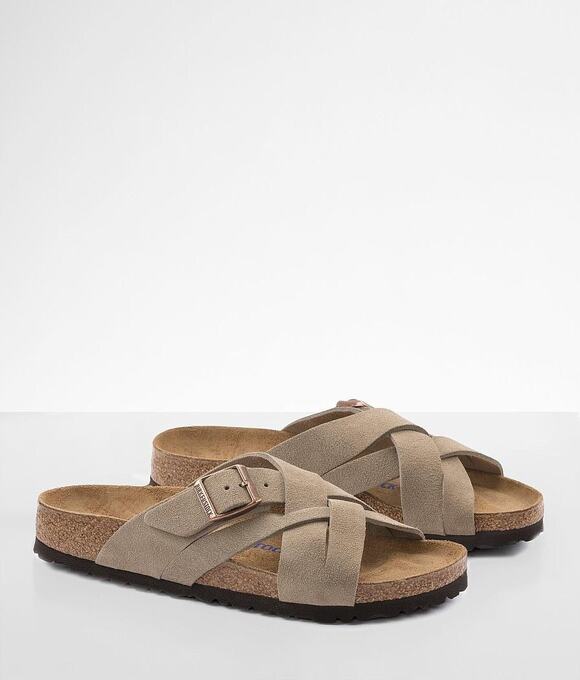 Birkenstock Lugano Woven Strappy Leather Slip On Footbed Boho Sandals Unisex 10 main image 4